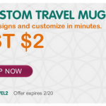 InkGarden:  Custom Travel Photo Mug for just $2!