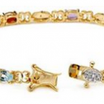 Ladies Designer Gold-Plated Silver Bracelet only $19 (89% off)