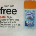 Right Guard Total Defense Deodorant just $.75 each after coupon at Walgreens this week!