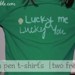 Last Minute St. Patrick’s Day Craft: Bleach Pen T-shirts