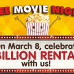 FREEBIE ALERT:  Free Redbox movie rental! (3/8 only)