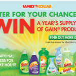 SWEEPS:  Win FREE Gain products for a year!