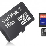 DEAL ALERT:  SanDisk 16GB MicroSDHC Card Class 2 w/ SD Adapter & Jewel Case for $4.99!