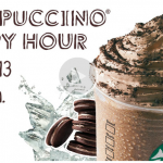 Starbucks HAPPY HOUR:  1/2 price Frappucino drinks (5/4-5/13)