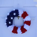 4th of July Craft: Patriotic Wreath