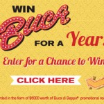Buca di Beppo Instant Win Game:  Win FREE food for a year!
