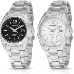 Seiko Classic Collection Kinetic Movement Stainless Steel Bracelet Men’s Watch for $79.99!