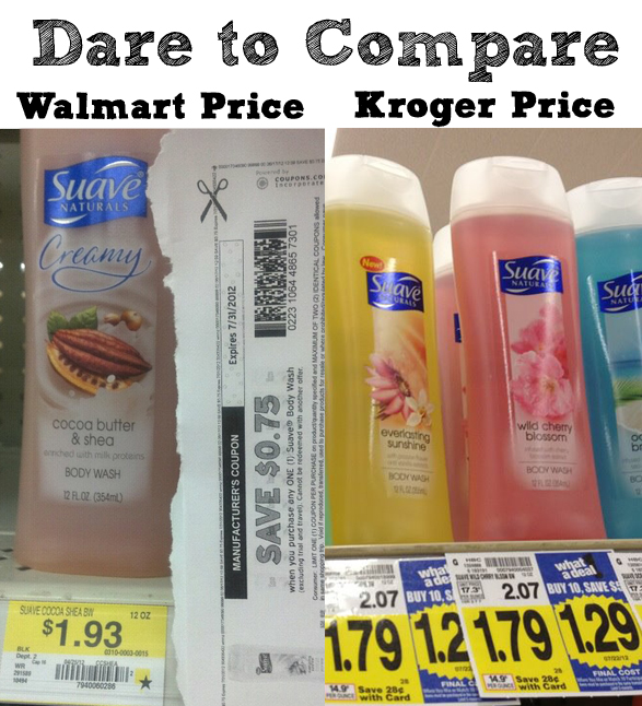 Suave Body Wash as low as .25 each after coupons!