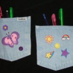 Back to School Craft: Denim Locker Pockets