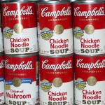 Campbell's chicken noodle and tomato soups only $.45 per can!