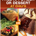 FREE Chili’s Appetizer or Dessert!