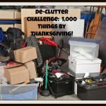De-Clutter Challenge:  1,000 Things by Thanksgiving!