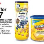 Gerber Graduates on Sale At Target this week + Coupon Matchups!