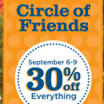 Gymboree:  Circle of Friends 30% off sale + 125 Gymboree Rewards points!