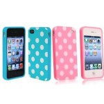 iPhone 4 or 4s Pink or Blue Polka Dot cases for $1.04 shipped!