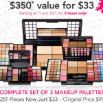 e.l.f. Cosmetics sale:  251 pieces for $33 (3 hrs only)
