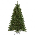 Holiday Living 6-1/2-ft Spruce Pre-lit Artificial Christmas Tree for $48 (50% off)