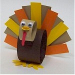 Kid’s Thanksgiving Craft: Paper Loop Turkey
