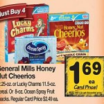 General Mills Cereals as low as $.69 per box PLUS FREE movie tickets!