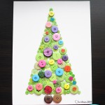 Christmas Craft: Button Christmas Trees