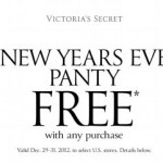 Victoria’s Secret FREE Panty with ANY purchase!