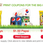 Last Minute Super Bowl Deals:  Lays chips, Coke and Pepsi, and M&Ms!