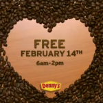 FREE coffee at Denny’s today!