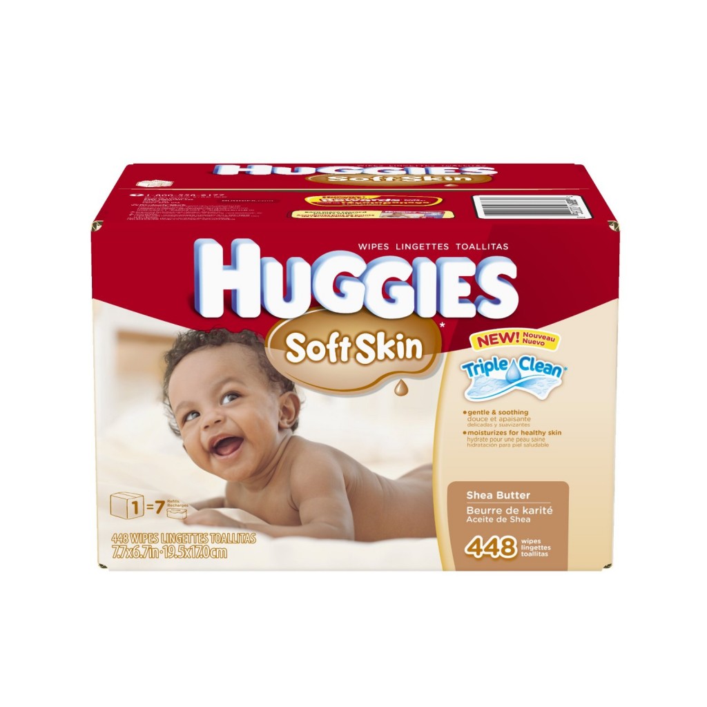 Huggies Soft Skin Baby Wipes (7 tubs) only 8.59 SHIPPED!