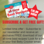FREE Betty Crocker cookbook, samples, and coupons!