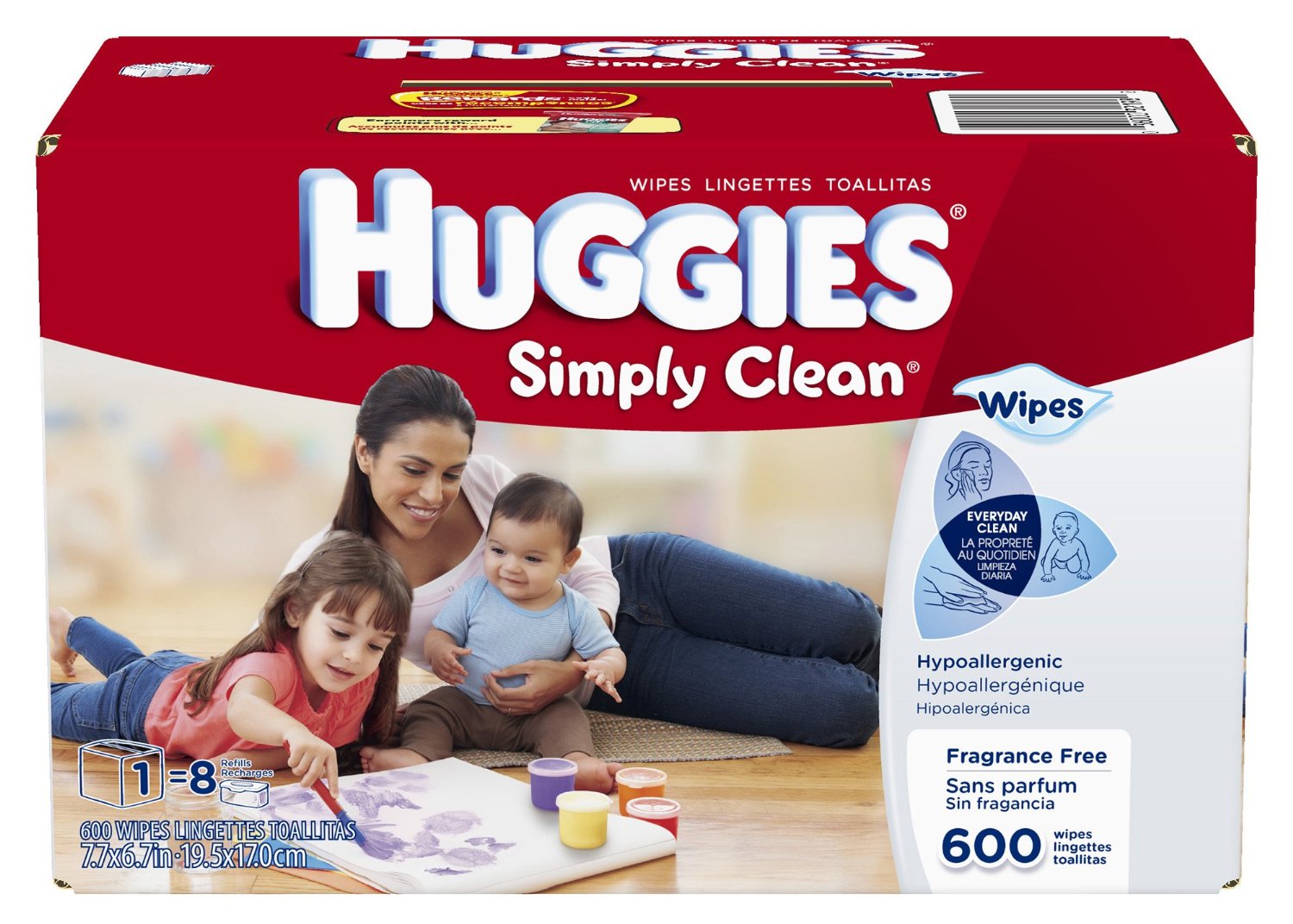 Huggies Simply Clean Fragrance Free Baby Wipes (600 ct) for 8.99 SHIPPED!