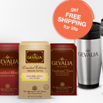 4 boxes of Gevalia Coffee or Tea and 2 Stainless Steel Travel Mugs for $14.99 shipped!