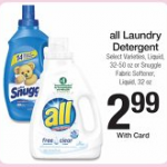 Laundry Detergent Stock Up Deals for the week of 9/30
