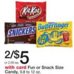 Mars and Nestle Fun Size Candy Bags just $1 each!