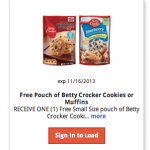 FREE Betty Crocker Muffins or Cookie Mix!