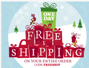 Disney Store FREE SHIPPING today only!