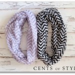 2 Chevron Print Infinity Scarves just $11.95 shipped!