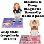 Melissa & Doug Magnetic Dress Up Dolls 2-pack only $8.13!