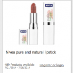 FREE Nivea Pure & Natural Lipstick Product Testing Opportunity!