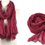 Crinkle Scarves starting at $2.86 SHIPPED!