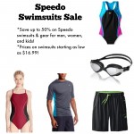 Speedo Swimsuits and accessories up to 50% off!