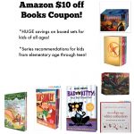 Amazon $10 off $25 Books Coupon Ends TONIGHT!